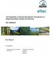 The Feasibility of Valuing Woodlands' Contribution to Regulating Water Quality and Quantity: Final Report
